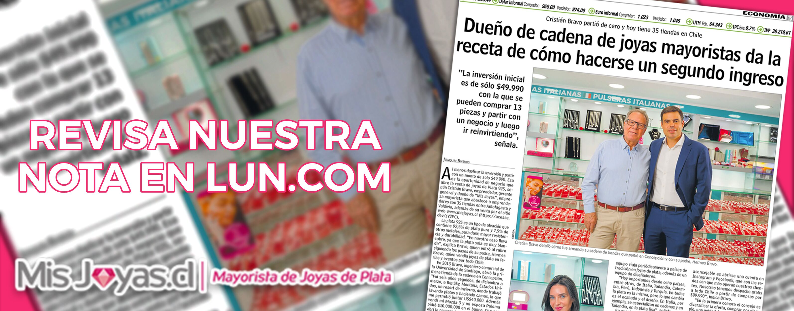 Dueño de cadena de Joyas de Plata da la receta de cómo hacerse 