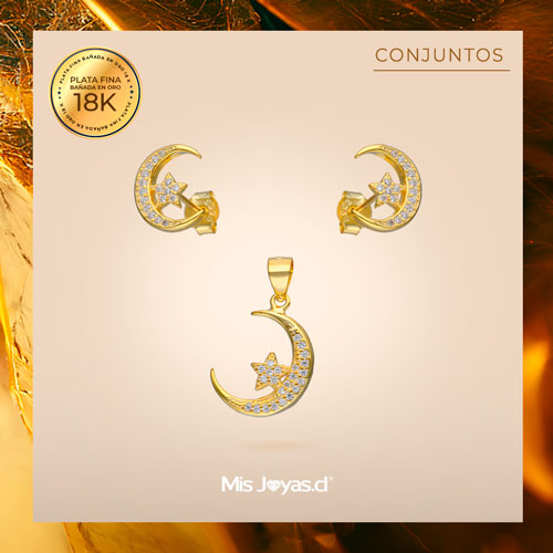 Conjuntos Plata con Oro